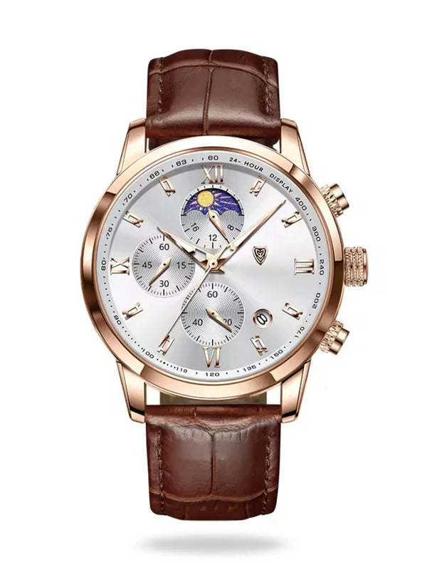 Reloj clásico para hombre con correa de acero – GM R02