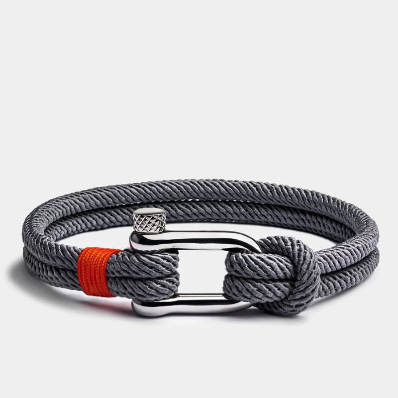 Brazelete Gray Strand Rope