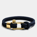 Blue Rope Gold Bracelet