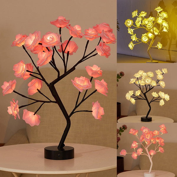 Luminária Bonsai de Rosas