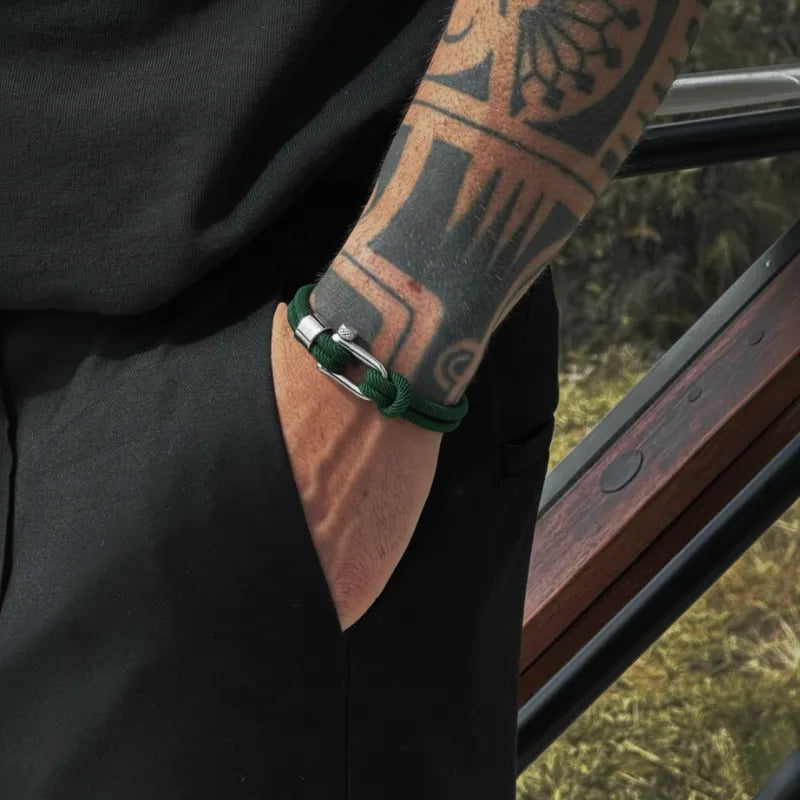 Brazalete Green Rope